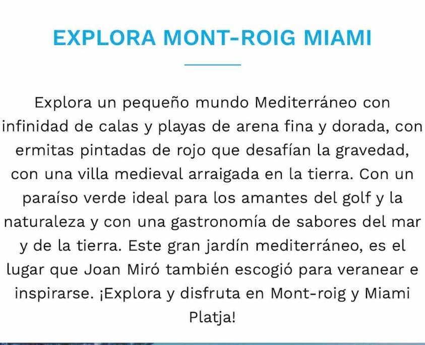 Casa Frente Al Mar En Miami Playa 2Hab别墅 外观 照片